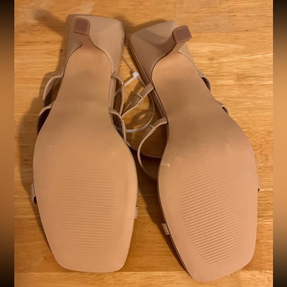 Square Open Toe Heels - Picture 4 of 4